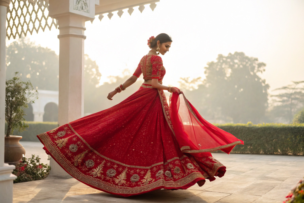 Bridal Photography Twirl Shot