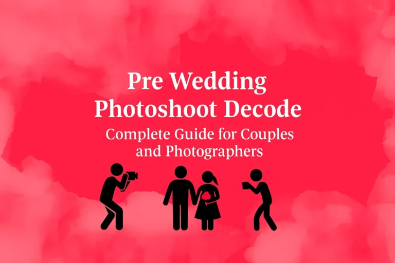 Pre wedding photoshoot