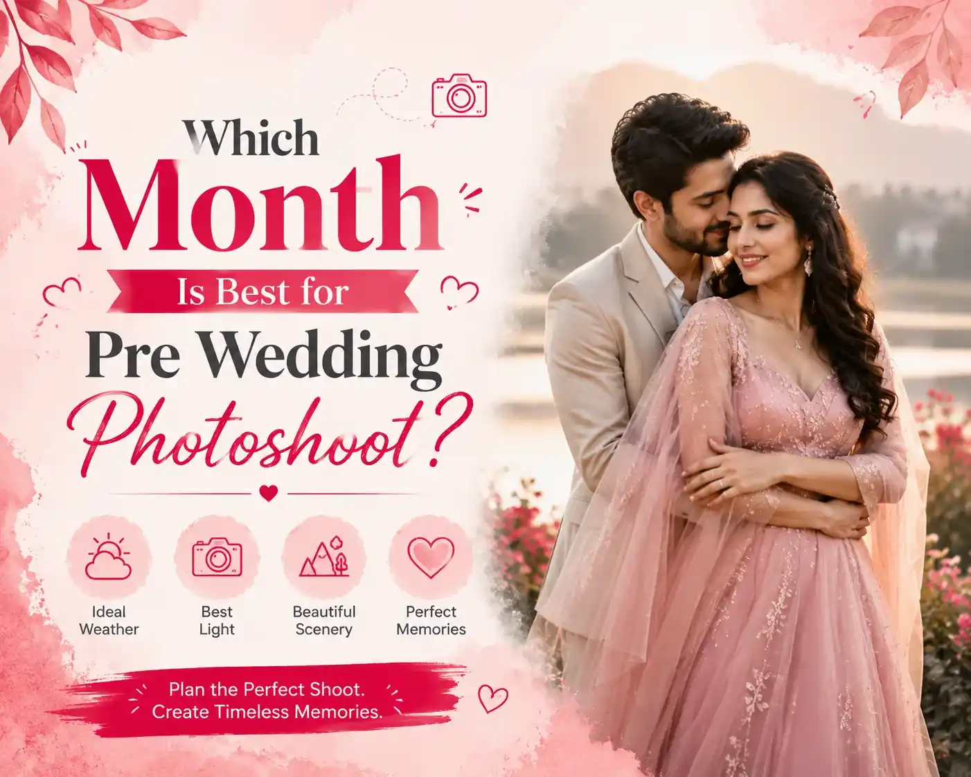Which Month Is Best for Pre Wedding Photoshoot?